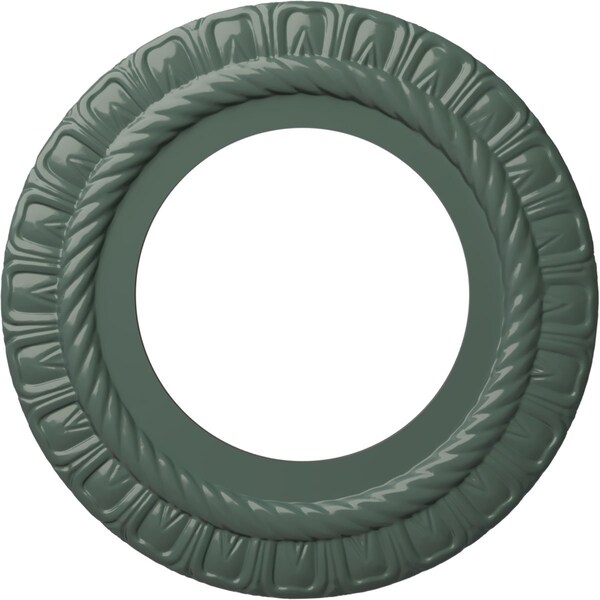 Ekena Millwork Claremont Ceiling Medallion (Fits Canopies up to 7"), 10 5/8"OD x 5 3/4"ID x 1/2"P, Cloud Burst CM10CLCBF - main